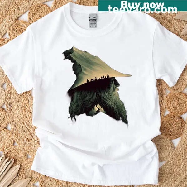 Lord Of The Rings themed t-shirt featuring iconic imagery