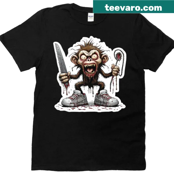 Bold typography design on Mad Ape Mayhem T-shirt