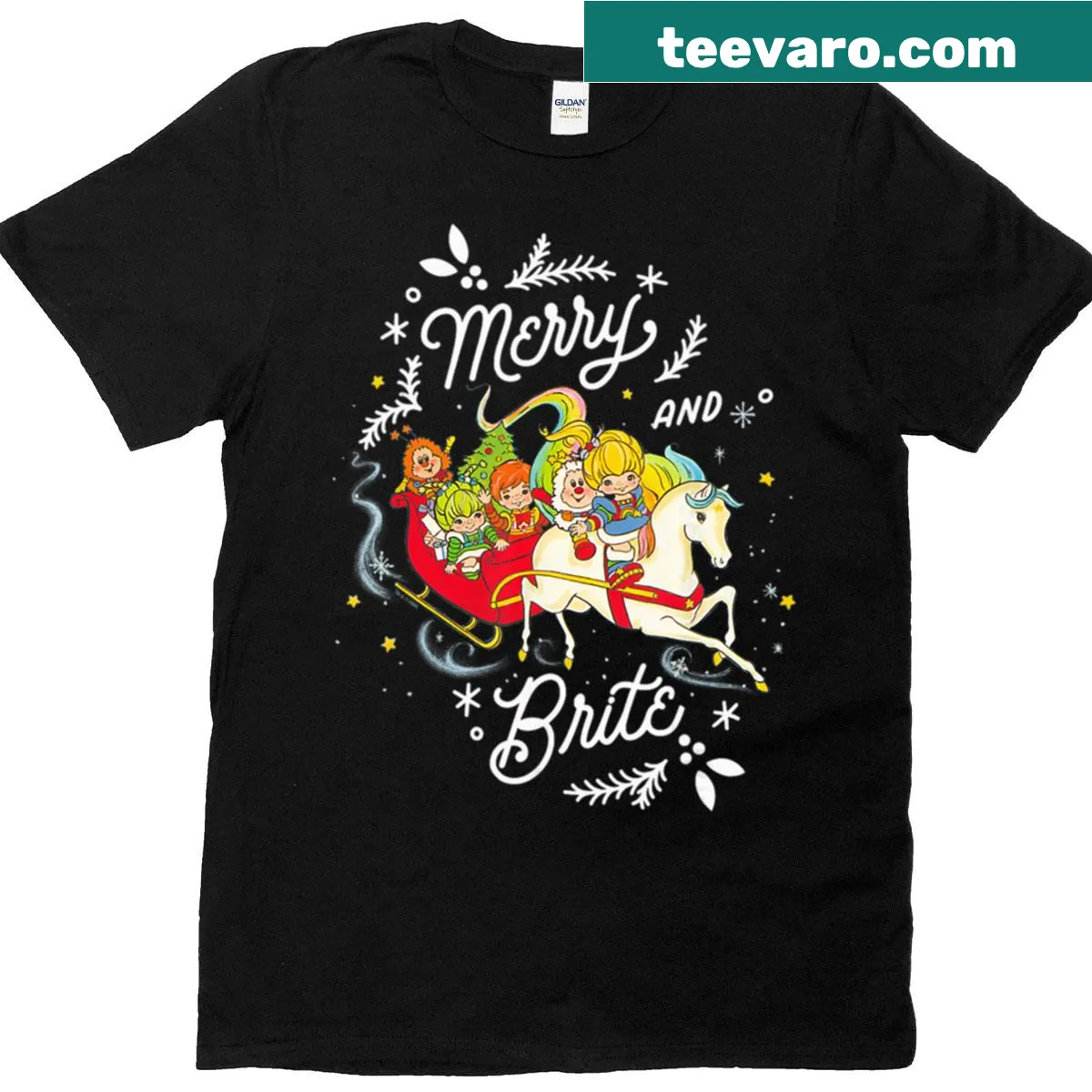 Illustration of a moon rabbit on a fitted T-shirt — on a men's t-shirt