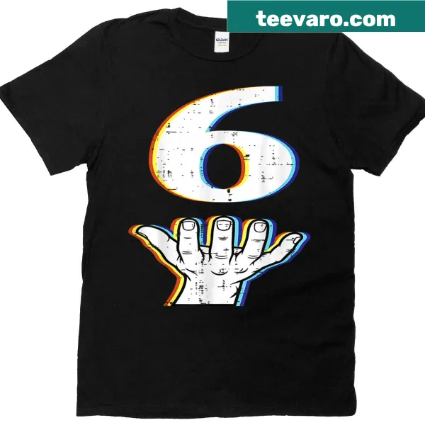 Meme-themed Halloween costume t-shirt featuring Number 6 Matching 67