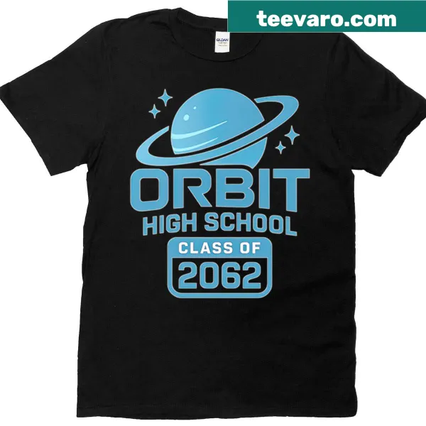 Retro 60s cartoon tribute t-shirt with Orbit High School design