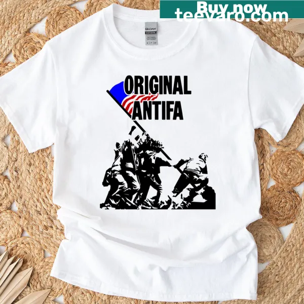 Bold Antifa graphic design on a statement T-shirt