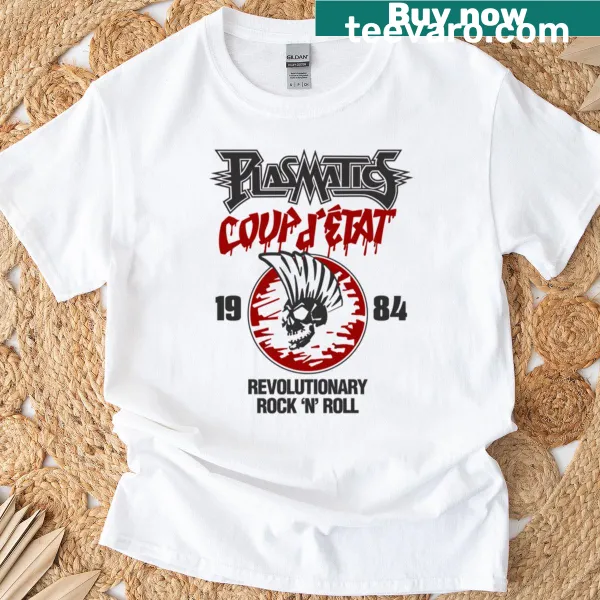 Tribute to Plasmatics' 1984 Coup De Etat tour in graphic design