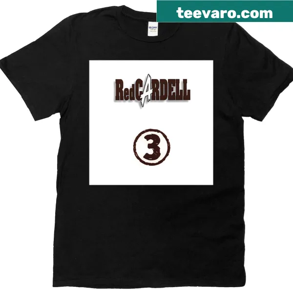 Oversized T-shirt featuring Red Cardell's third album artwork