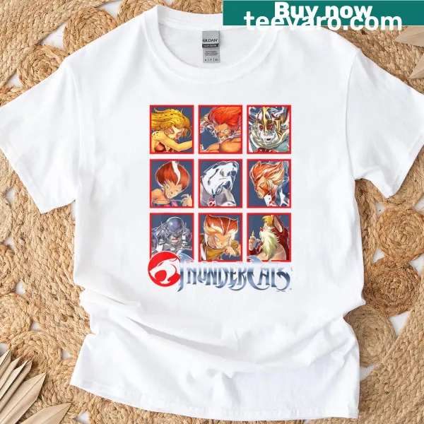 Nostalgic 90s cartoon cat T-shirt celebrating retro characters