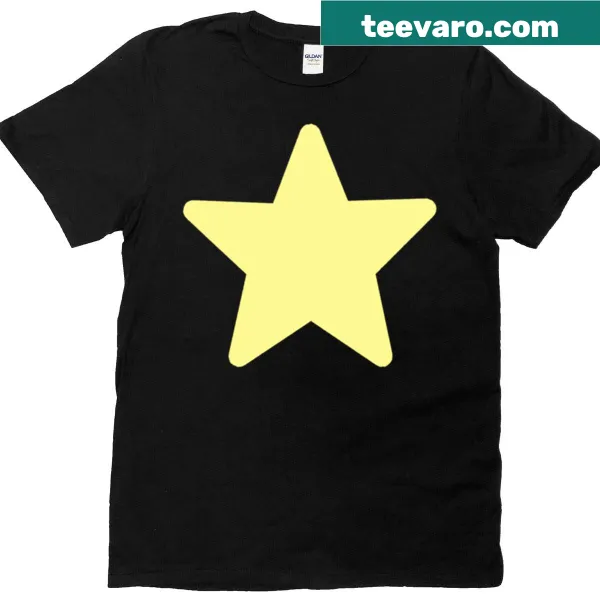 Colorful graphic of Steven Universe characters on T-shirt