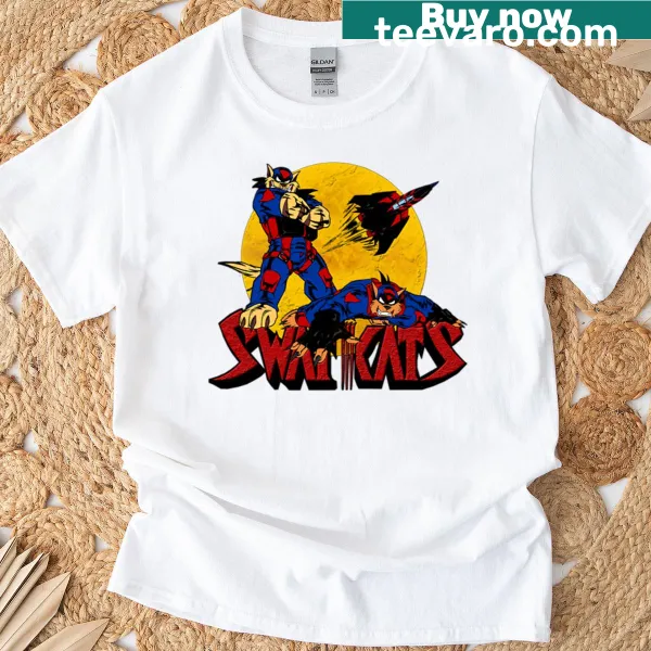 T-shirt featuring the Swat Kats in action