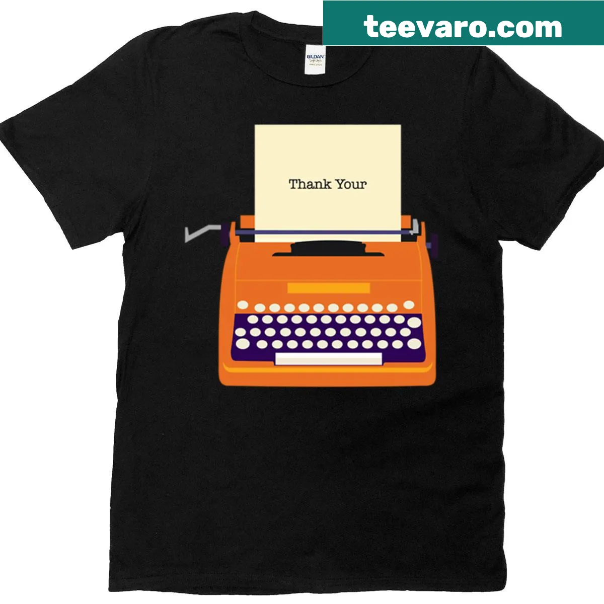 Uplifting Thank Your T-shirt with motivational message — on a men's t-shirt