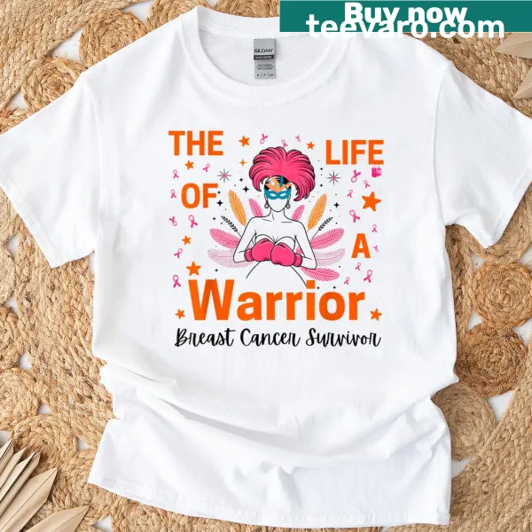 Illustrative design celebrating breast cancer survivors, symbolizing strength.