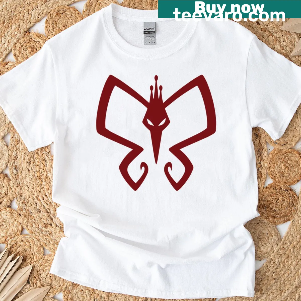 Monarchs logo t-shirt for moms, celebrating family support. — on a men's t-shirt