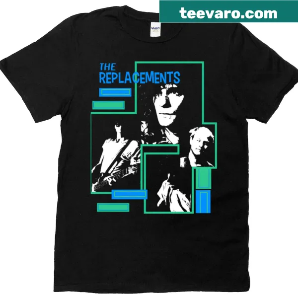Vintage distressed T-shirt featuring The Replacements band