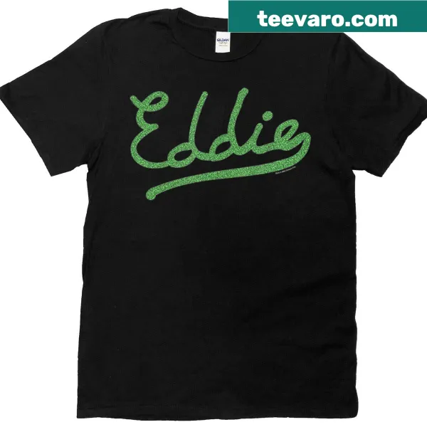 Eddie script from The Rocky Horror Picture Show in green typography