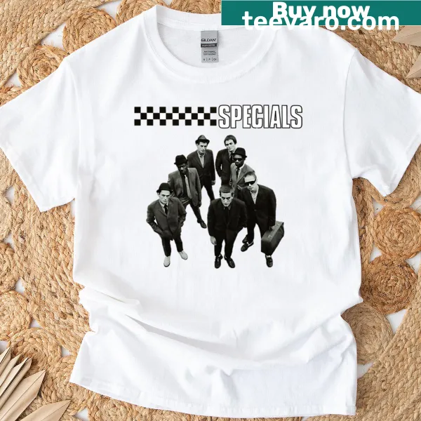 The Specials band logo t-shirt with a nostalgic design.