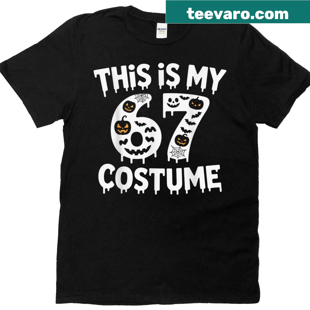 Typographic design for Halloween costume meme on a t-shirt — on a men's t-shirt
