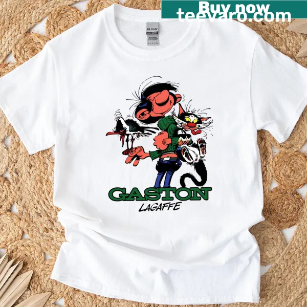 Funny birthday T-shirt with vintage cartoon character graphic