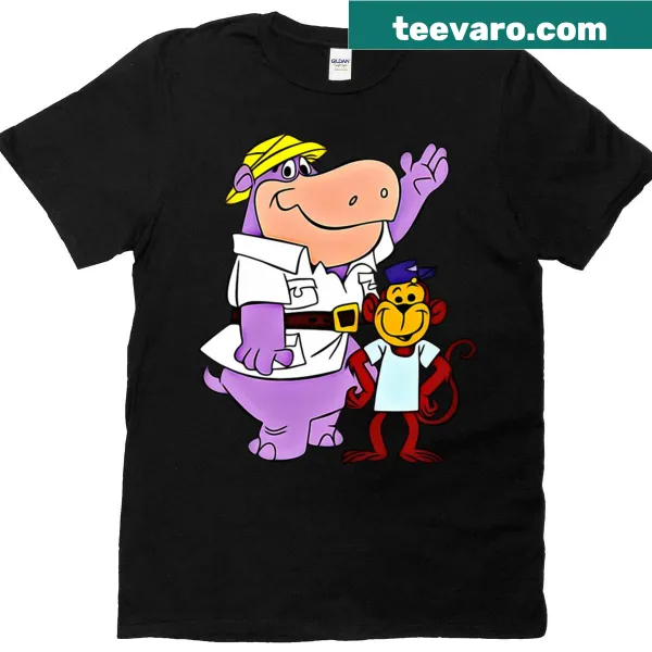 Vintage-style t-shirt featuring classic animated television series graphics