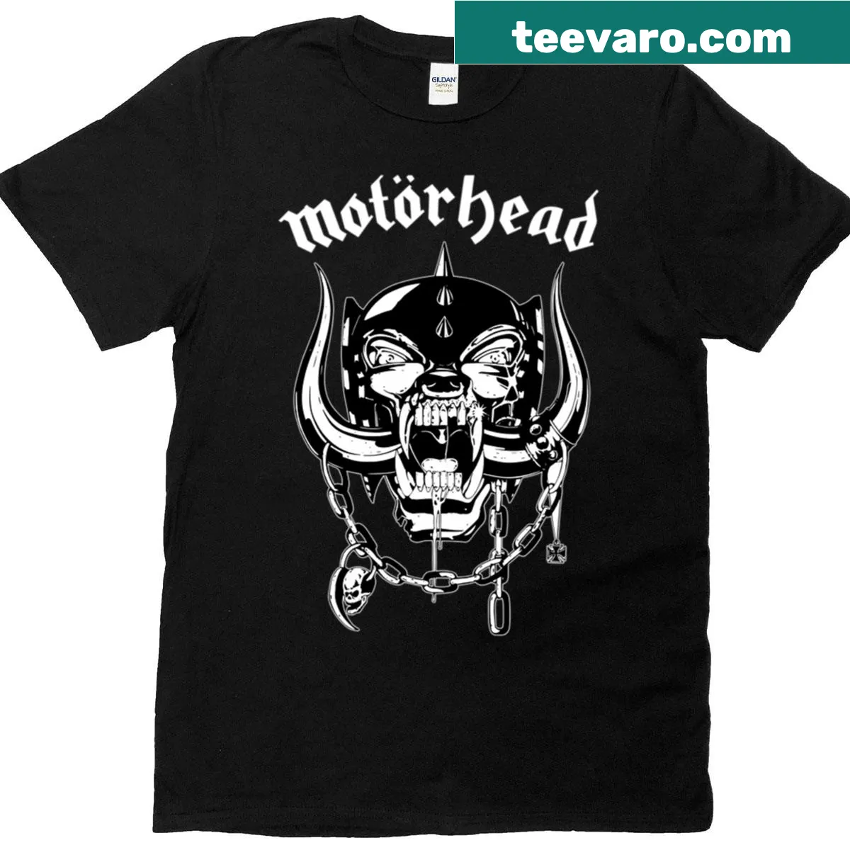 Maze design t-shirt inspired by Motorhead in a jungle theme — on a men's t-shirt