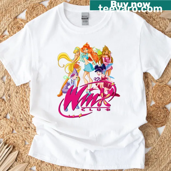 Winx Club graphic on a casual T-shirt