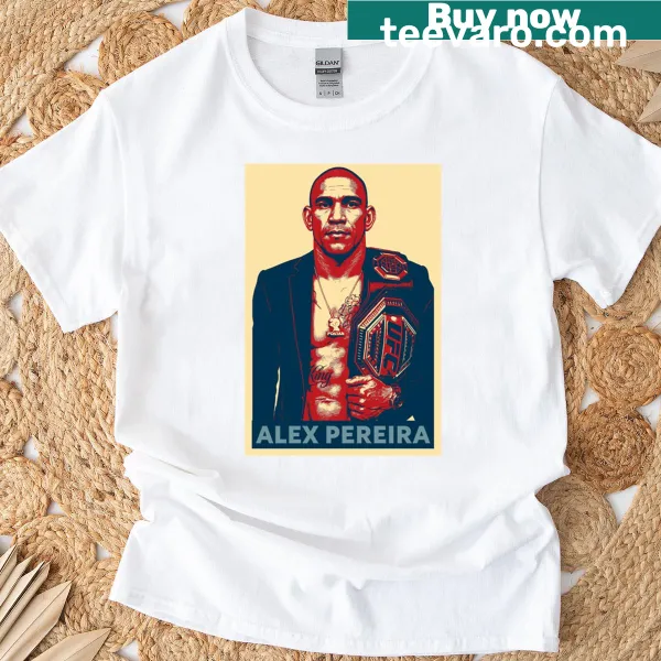 Bold Alex Pereira T-shirt for MMA fans