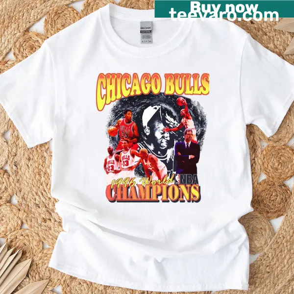 Artistic Chicago Bulls logo T-shirt for fans