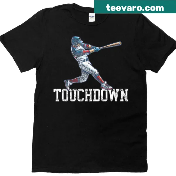 Baseball batter illustration t-shirt with dynamic swing design