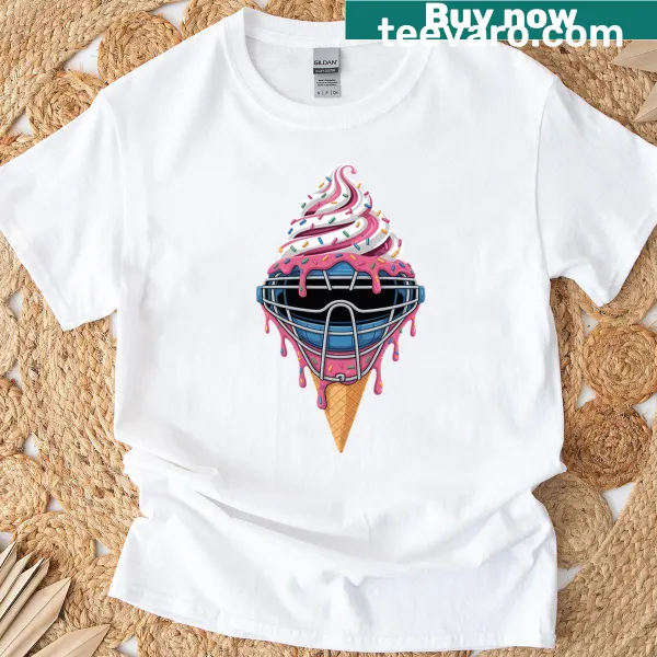 Illustrated baseball catcher t-shirt for game day