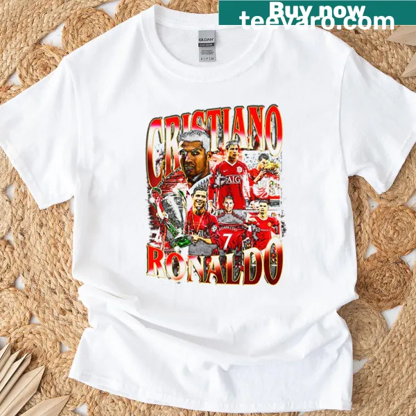 Retro Cristiano Ronaldo graphic T-shirt