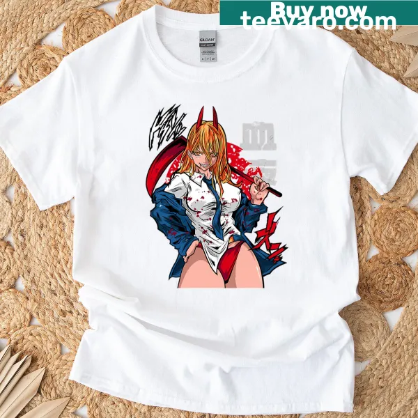 Cute t-shirt featuring a whimsical devil character