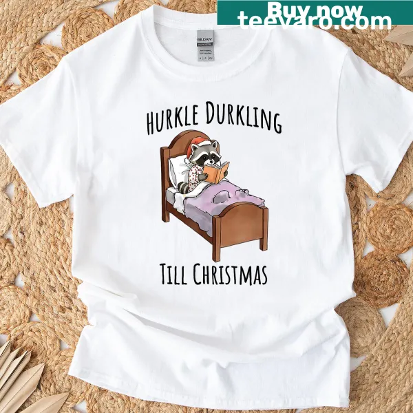 Cute raccoon design for holiday season