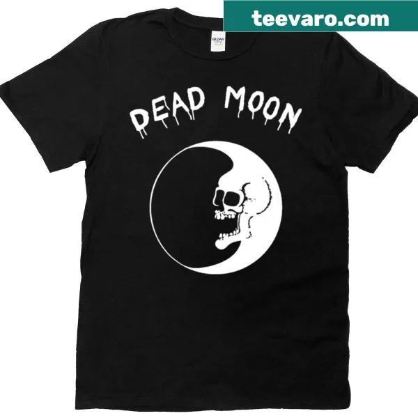 Artistic graphic t-shirt featuring a haunting depiction of the Dead Moon.