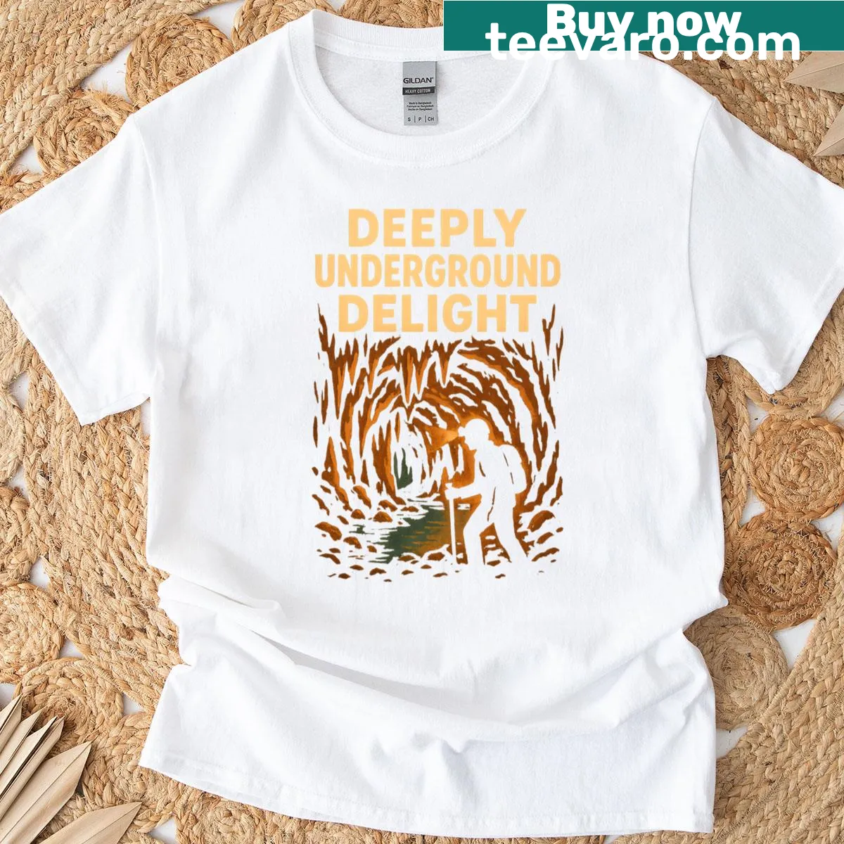 Abstract typography creative shirt — on a men's t-shirt