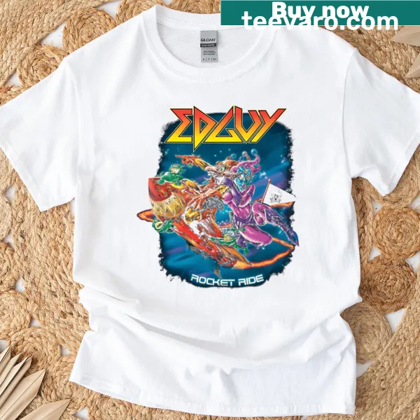 T-shirt featuring Edguy band design