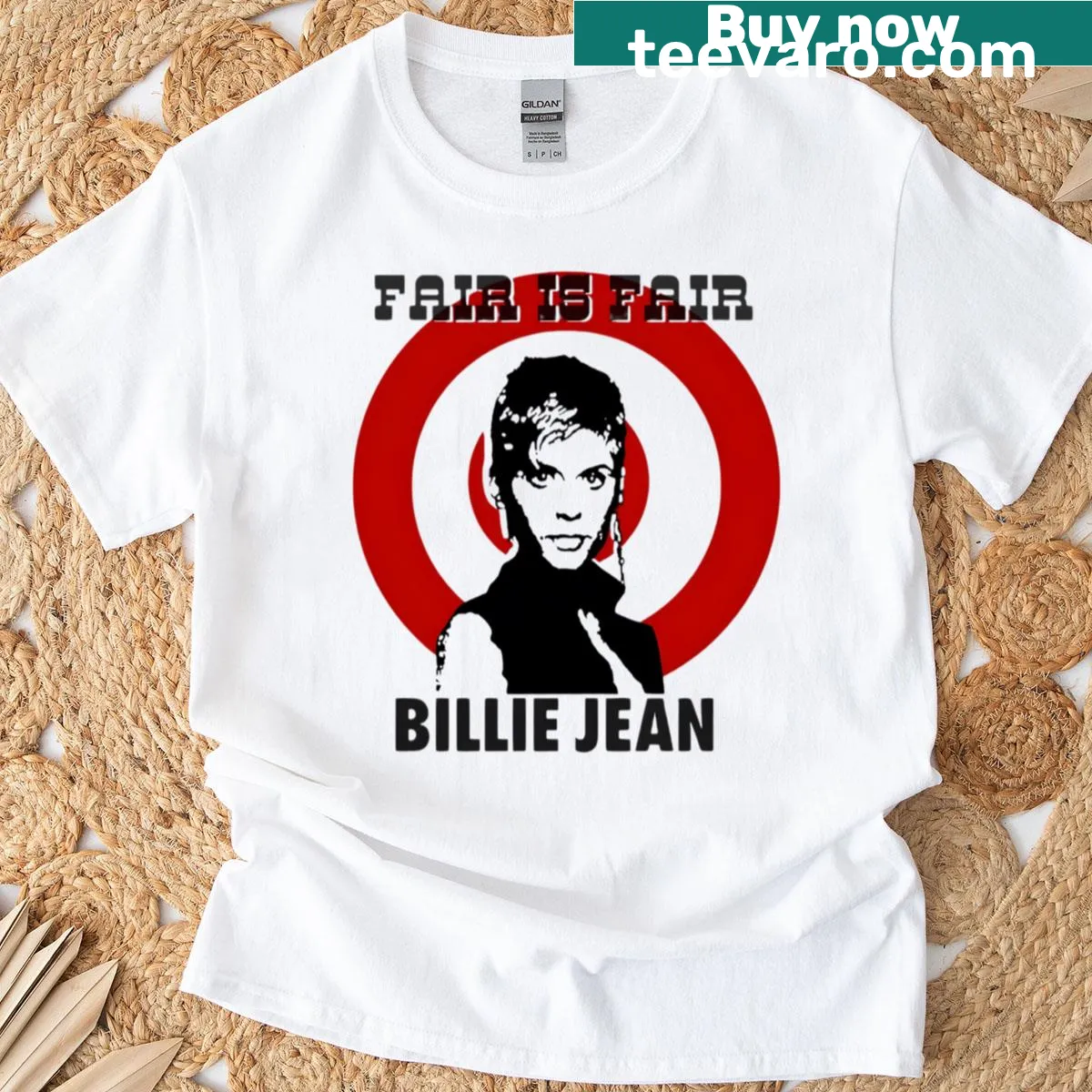 T-shirt celebrating the legendary song Billie Jean with nostalgic graphics — on a men's t-shirt