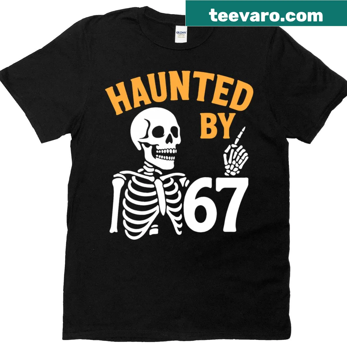 Vintage skeleton-themed T-shirt with humorous skeleton design — on a men's t-shirt