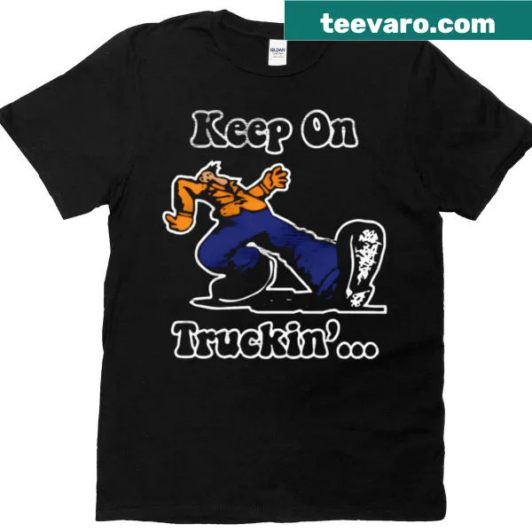 Keep On Truckin t-shirt with playful truck design