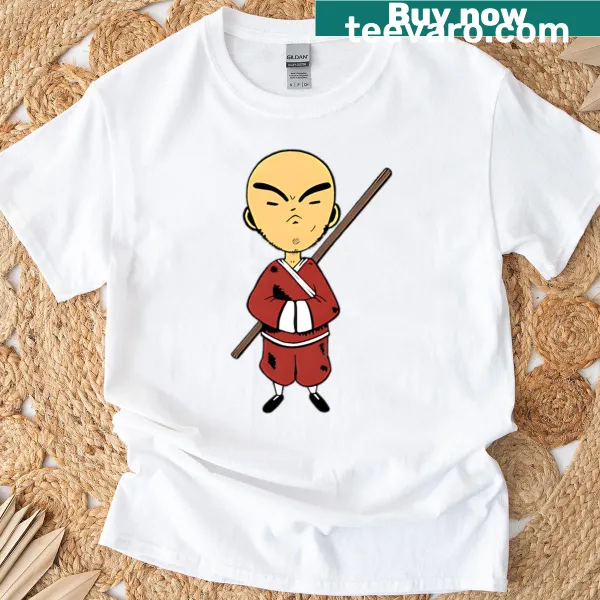 Stylized Kung Fu graphic on a T-shirt