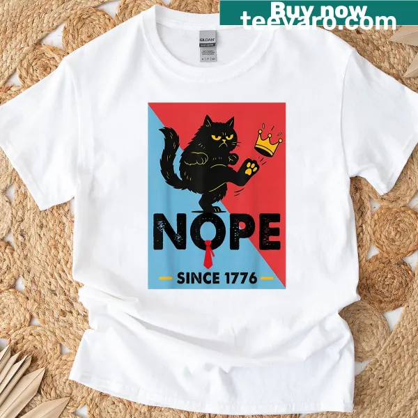 Bold No Kings typography t-shirt for men and women