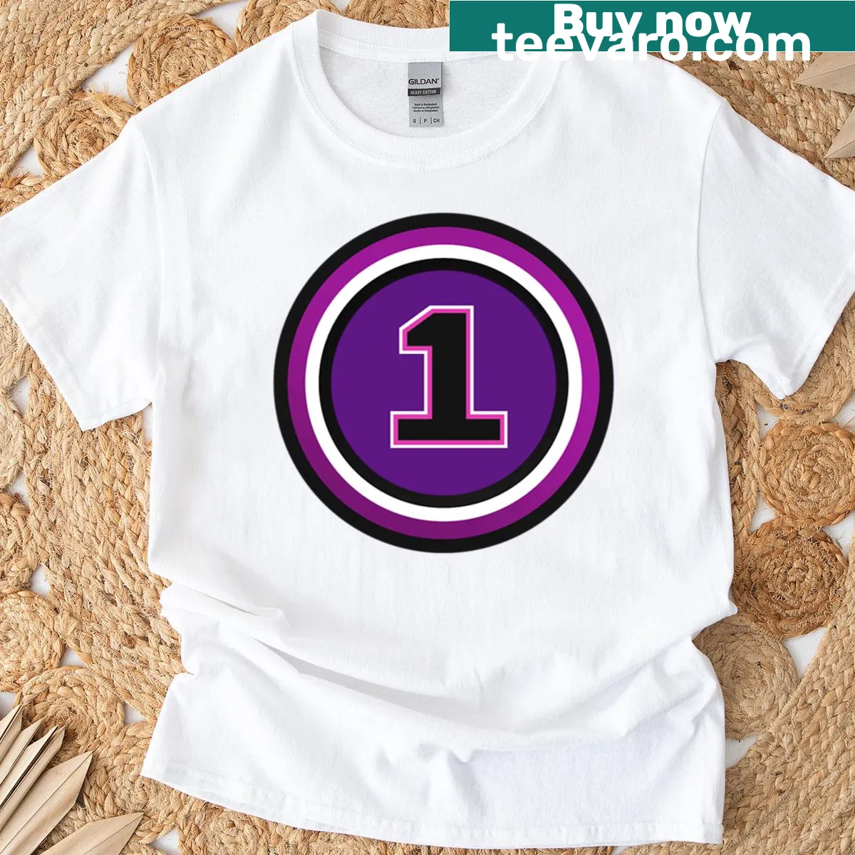 Retro sport T-shirt featuring playful graphic design. — on a men's t-shirt