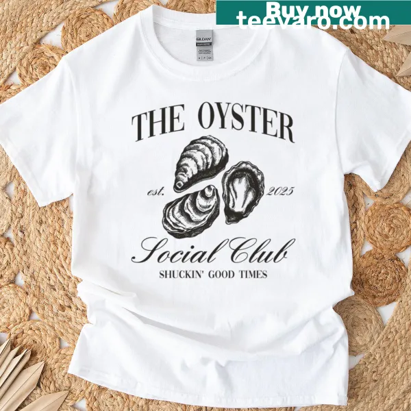 Retro design featuring Oyster Roast Social Club