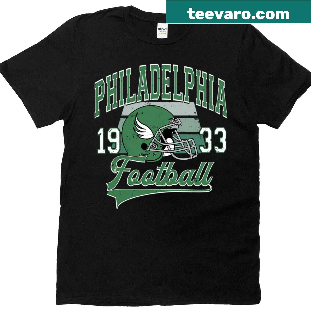 Retro Philadelphia Eagles t-shirt celebrating their 1933 heritage — on a men's t-shirt