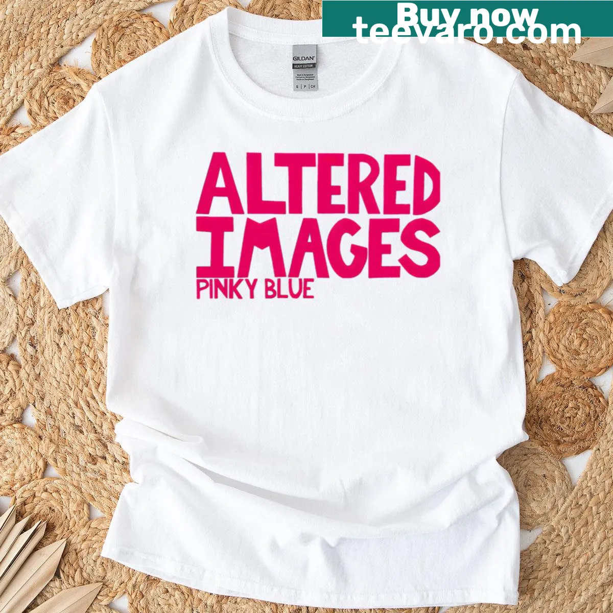 T-shirt featuring a unique abstract typography design. — on a men's t-shirt