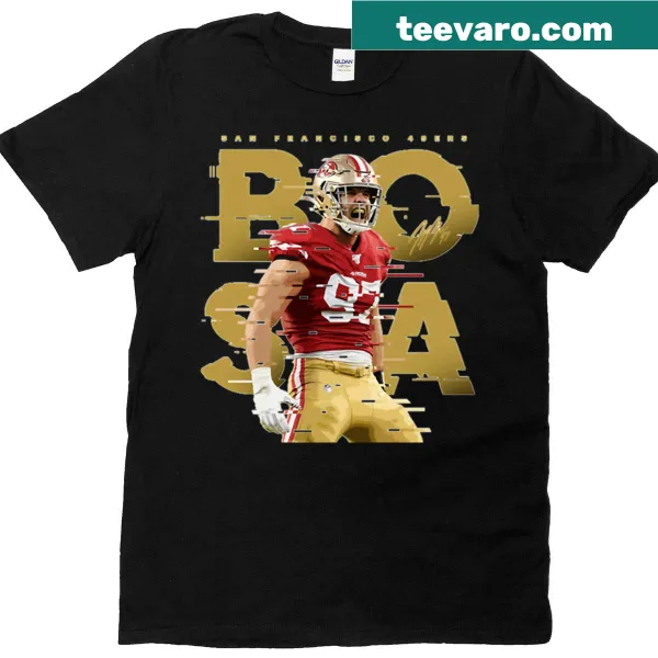Player 97 Defensive End Touchdown t-shirt with bold number design