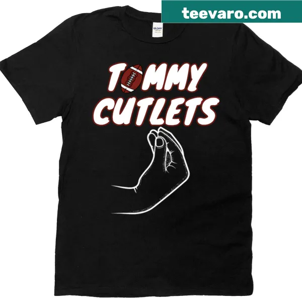 Italian hand gesture graphic on American football t-shirt