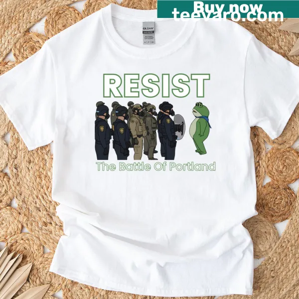 Vintage activist T-shirt featuring anti-fascism frog imagery