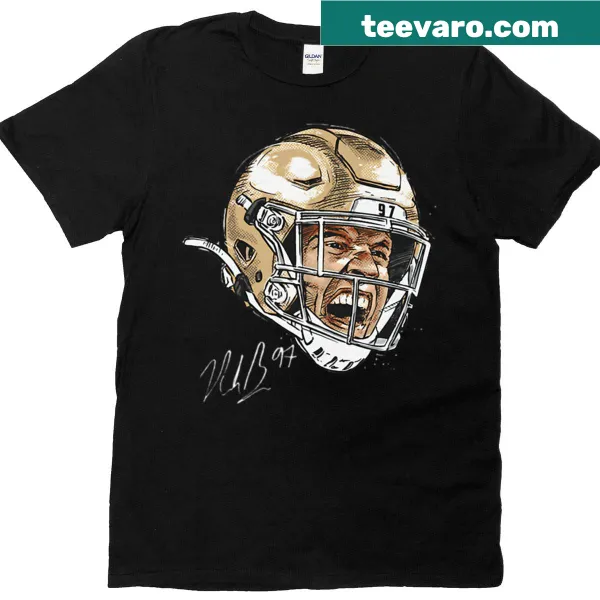 Illustration of a quarterback on a football field, ready to pass.
