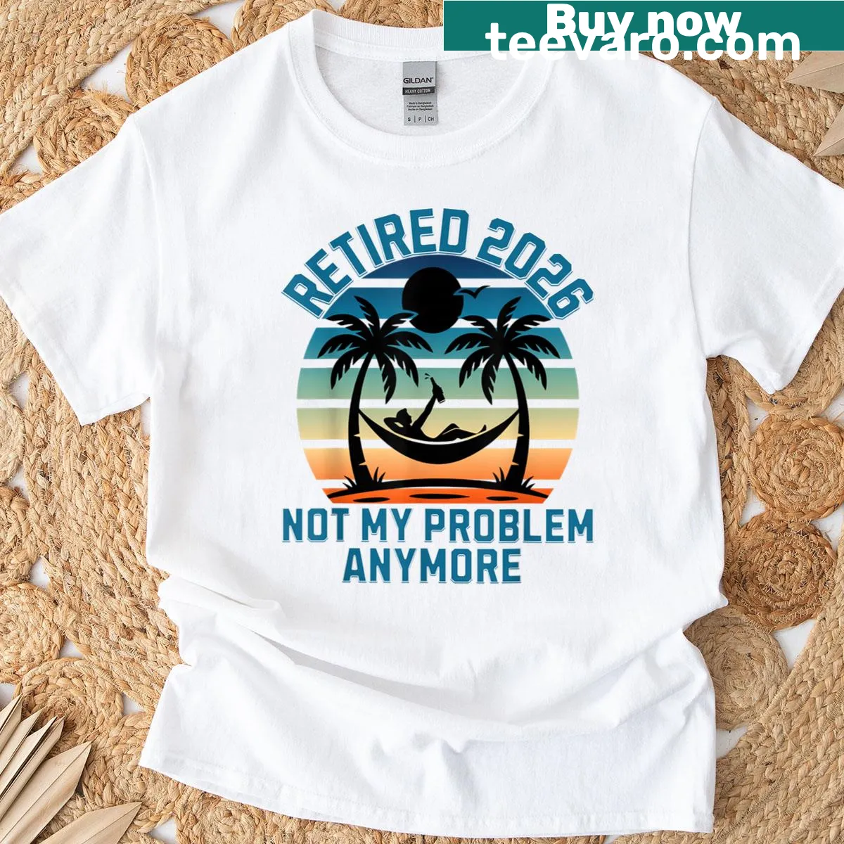 Funny Retirement 2026 T-shirt with humorous text — on a men's t-shirt