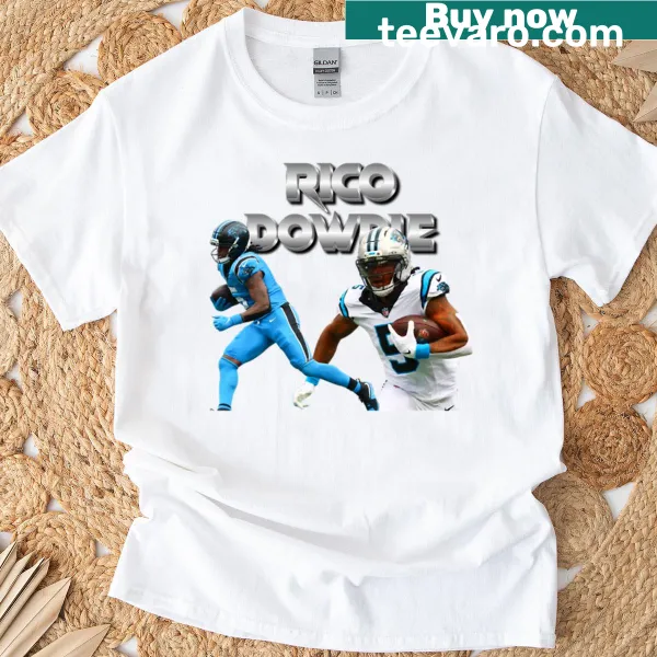 Rico Dowdle t-shirt featuring a unique artistic graphic