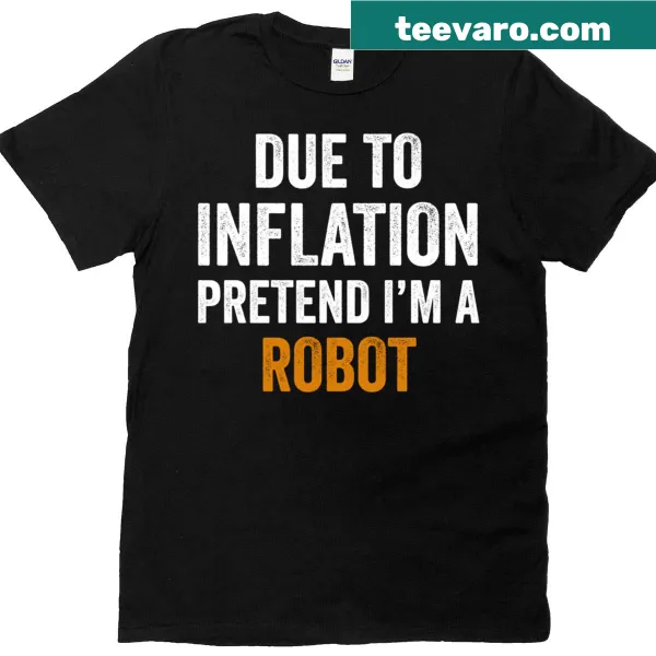 Funny robot costume shirt with humorous design for Halloween