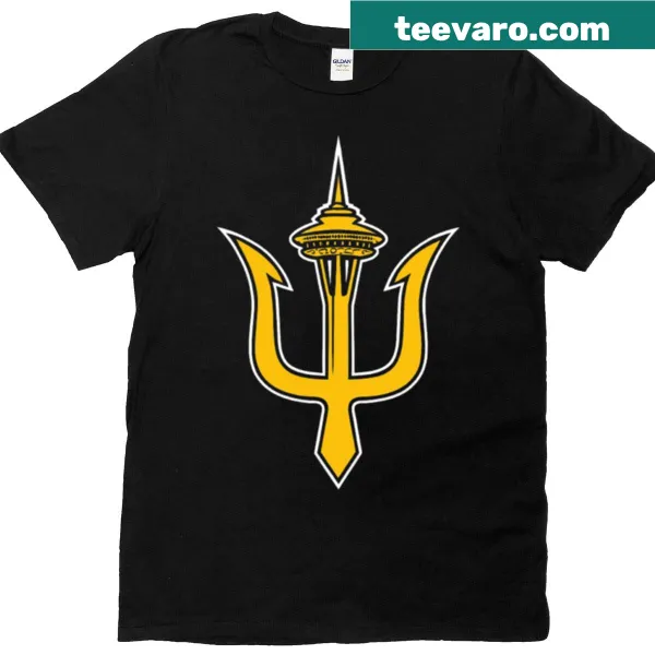 Seattle Space Needle logo graphic t-shirt