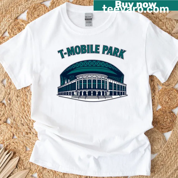Retro Seattle Mariners stadium graphic T-shirt